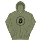 a bit swagg bitcoin stenciled hoodie in military green