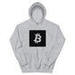 a bit swagg bitcoin square logo hoodie in grey