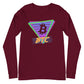 a bit swagg bitcoin vice vibes long sleeve in maroon