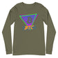 a bit swagg bitcoin vice vibes long sleeve in military green
