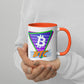 a bit swagg bitcoin vice vibes mug in white & orange
