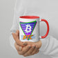 a bit swagg bitcoin vice vibes mug in white & red