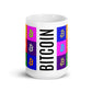 a bit swagg bitcoin pop art mug in white