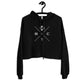 a bit swagg bitcoin x-mark cropped hoodie in military black